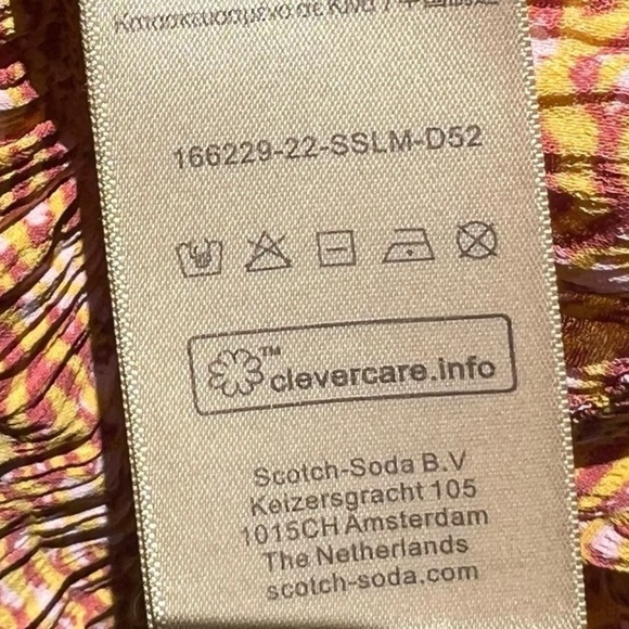 🌻Scotch & Soda Smocked Beach Tank Top Size Medium - Picture 10 of 11